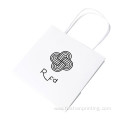 Simple Design Skincare Black White Paper Bag Packaging